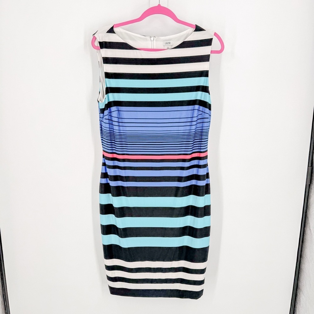 Cache Multicolor Striped Dress